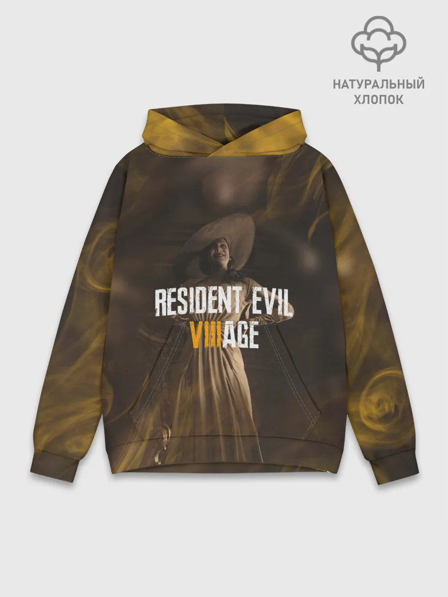 Худи мужской база хлопок / RESIDENT EVIL VILLAGE | ЛЕДИ ДИМИТРЕСКУ