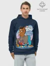 Худи мужской база хлопок / Pony x Bojack