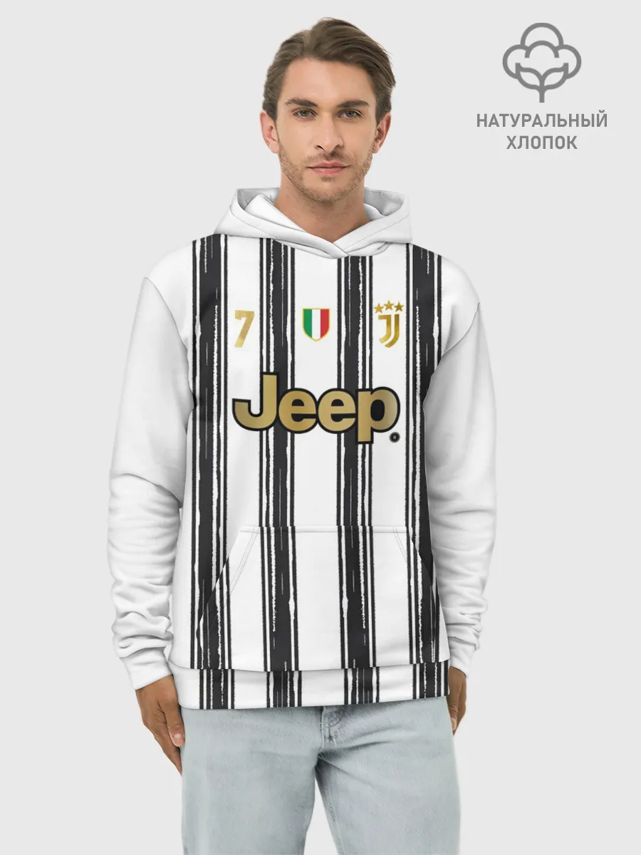 Худи мужской база хлопок / Футбольная форма Роналдо 20/21