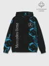 Худи мужской база хлопок / Mercedes | Мерседес | Неон