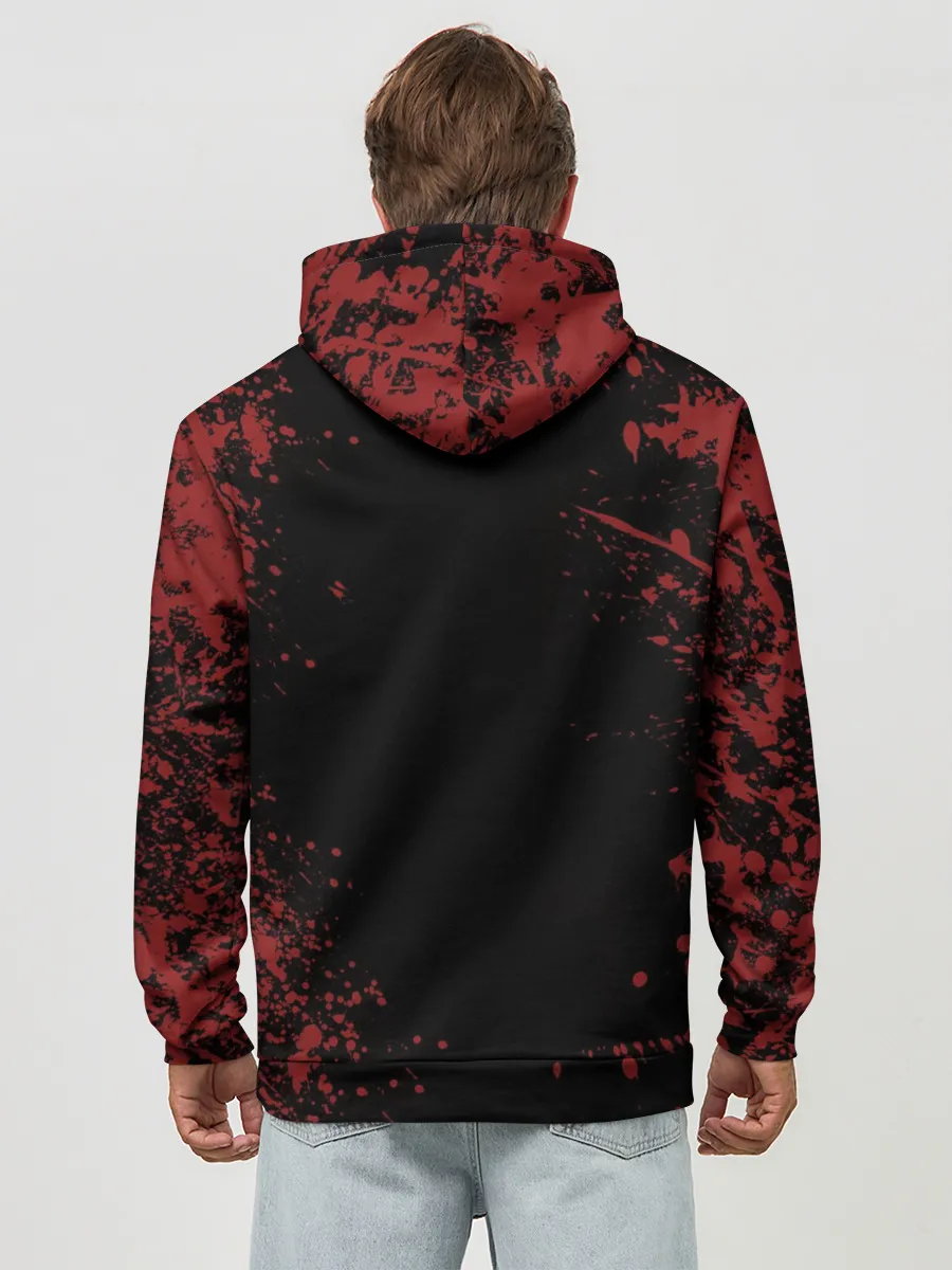 Худи мужской база хлопок / Resident Evil Village логотип