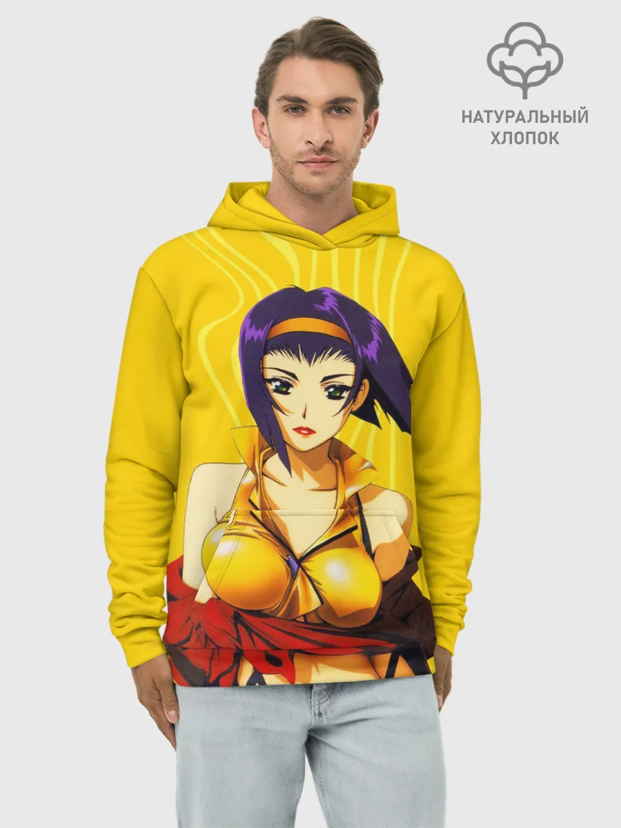 Худи мужской база хлопок / Cowboy Bebop. Фэй Валентайн