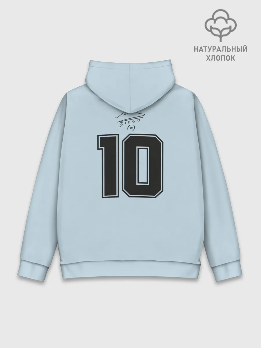 Худи мужской база хлопок / Диего Марадона