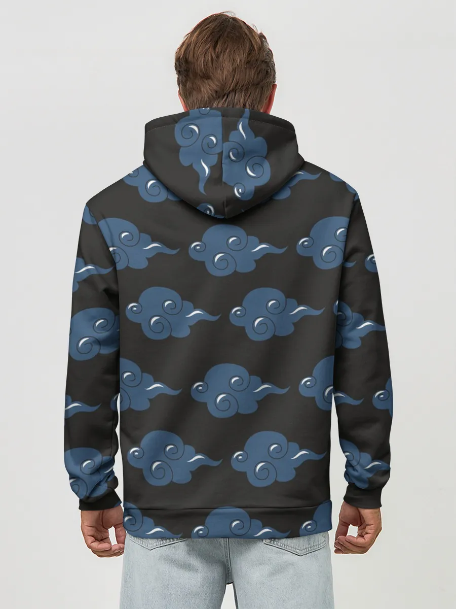 Худи мужской база хлопок / Ниндзя