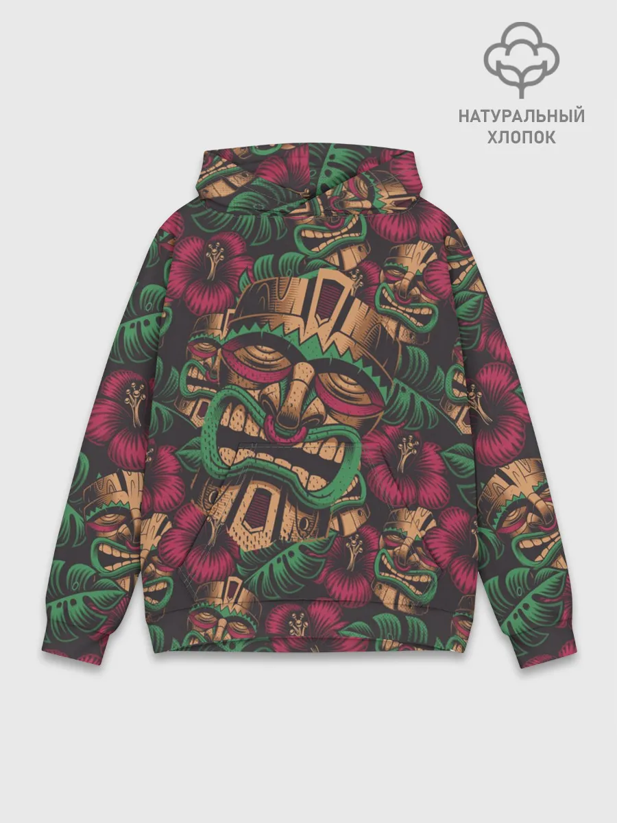 Худи мужской база хлопок / Маска