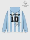 Худи мужской база хлопок / Форма Марадоны с автографом