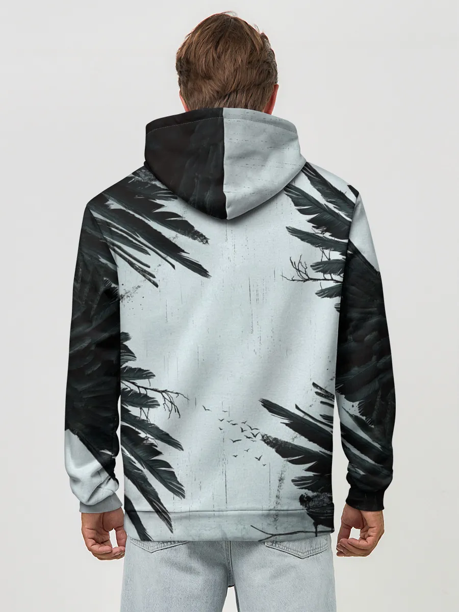 Худи мужской база хлопок / Resident Evil Village. Crow