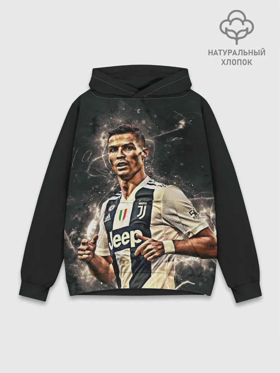 Худи мужской база хлопок / Криштиану Роналду