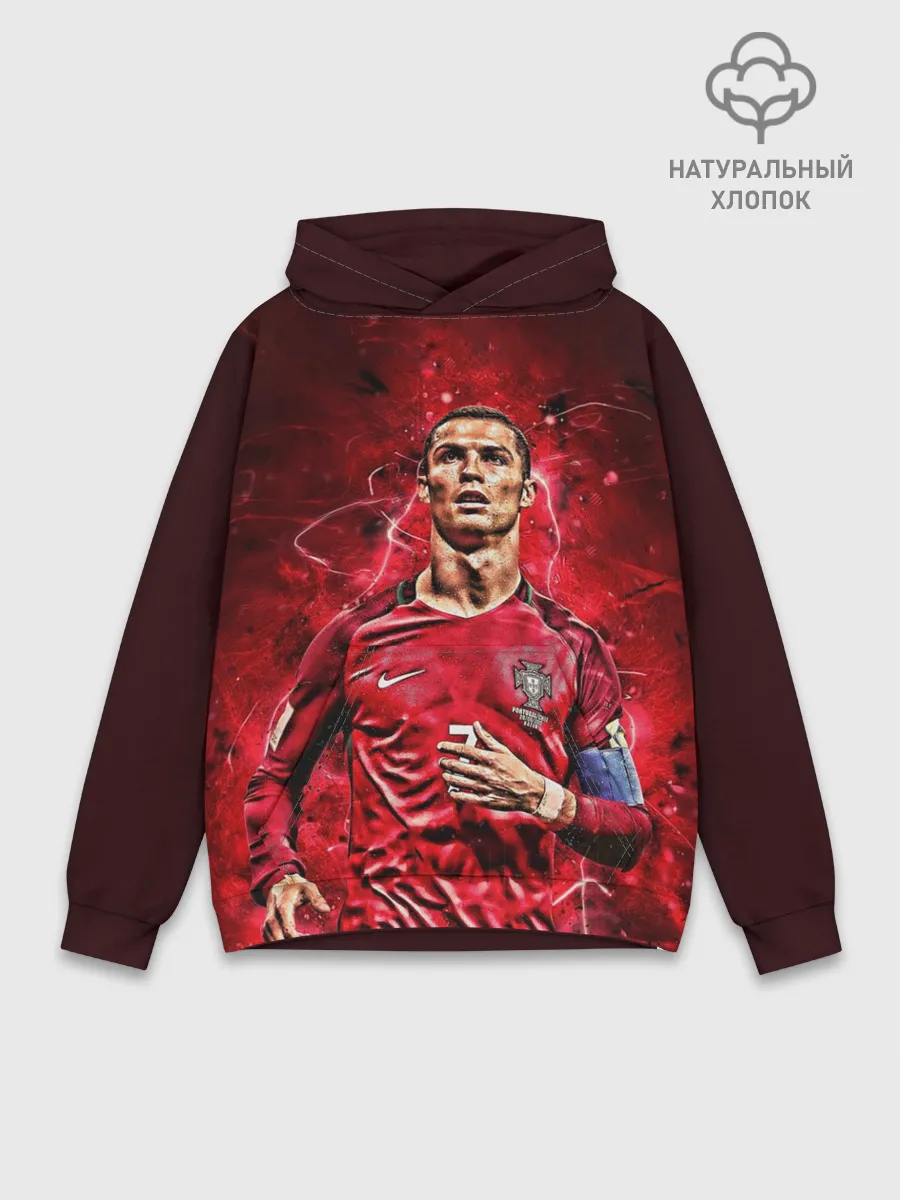 Худи мужской база хлопок / Cristiano Ronaldo