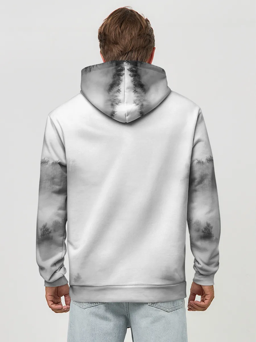 Худи мужской база хлопок / ВОЛК | WOLF