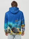 Худи мужской база хлопок / Морской мир