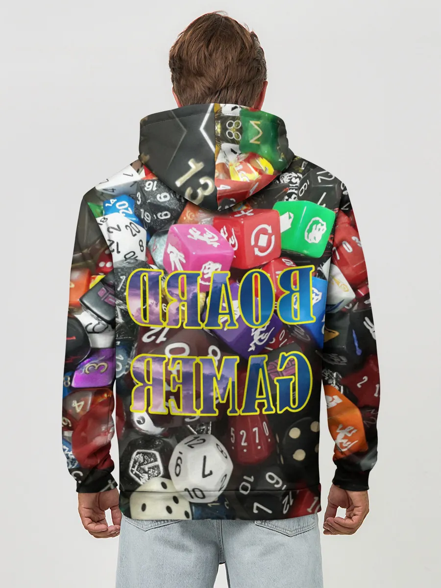 Худи мужской база хлопок / Board Gamer | Настольщик