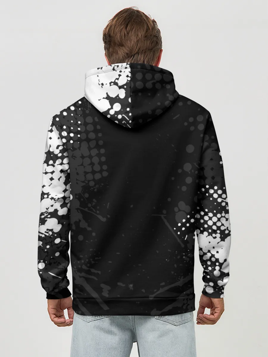 Худи мужской база хлопок / КРИШТИАНУ РОНАЛДУ / ЮВЕНТУС