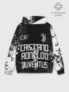 Худи мужской база хлопок / КРИШТИАНУ РОНАЛДУ / ЮВЕНТУС