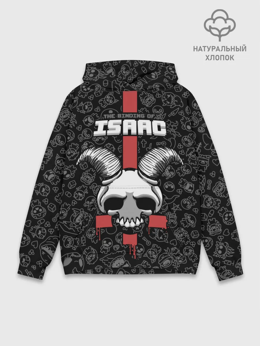 Худи мужской база хлопок / The Binding of Isaac