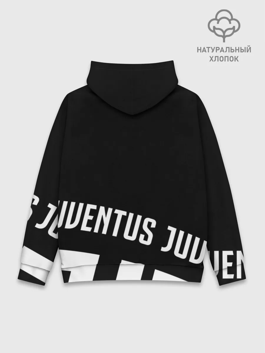 Худи мужской база хлопок / КРИШТИАНУ РОНАЛДУ / JUVENTUS