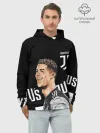 Худи мужской база хлопок / КРИШТИАНУ РОНАЛДУ / JUVENTUS