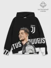 Худи мужской база хлопок / КРИШТИАНУ РОНАЛДУ / JUVENTUS