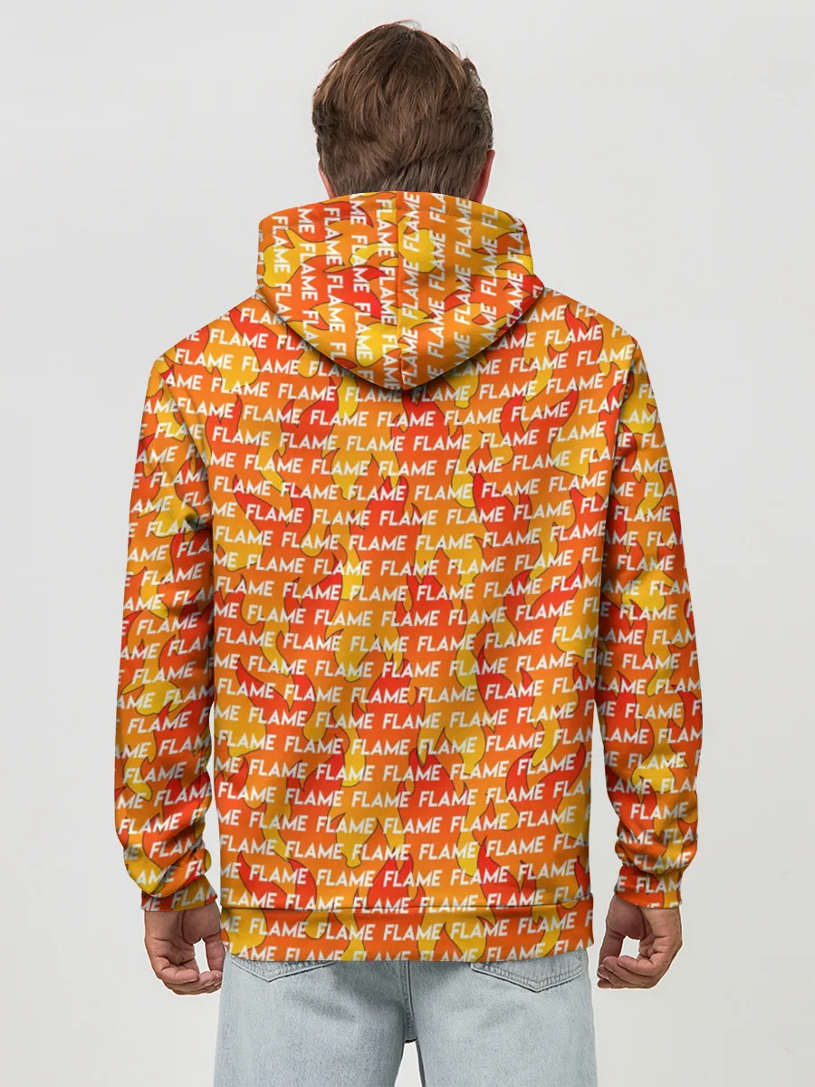 Худи мужской база хлопок / РЫЖЕЕ ПЛАМЯ | GINGER FLAME