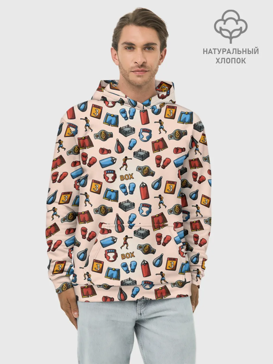 Худи мужской база хлопок / Box