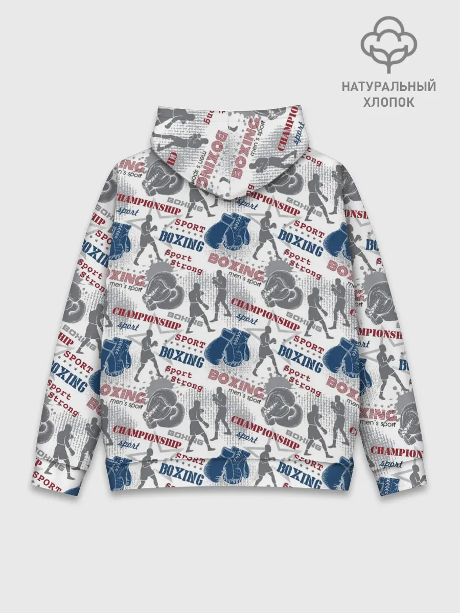 Худи мужской база хлопок / Бокс