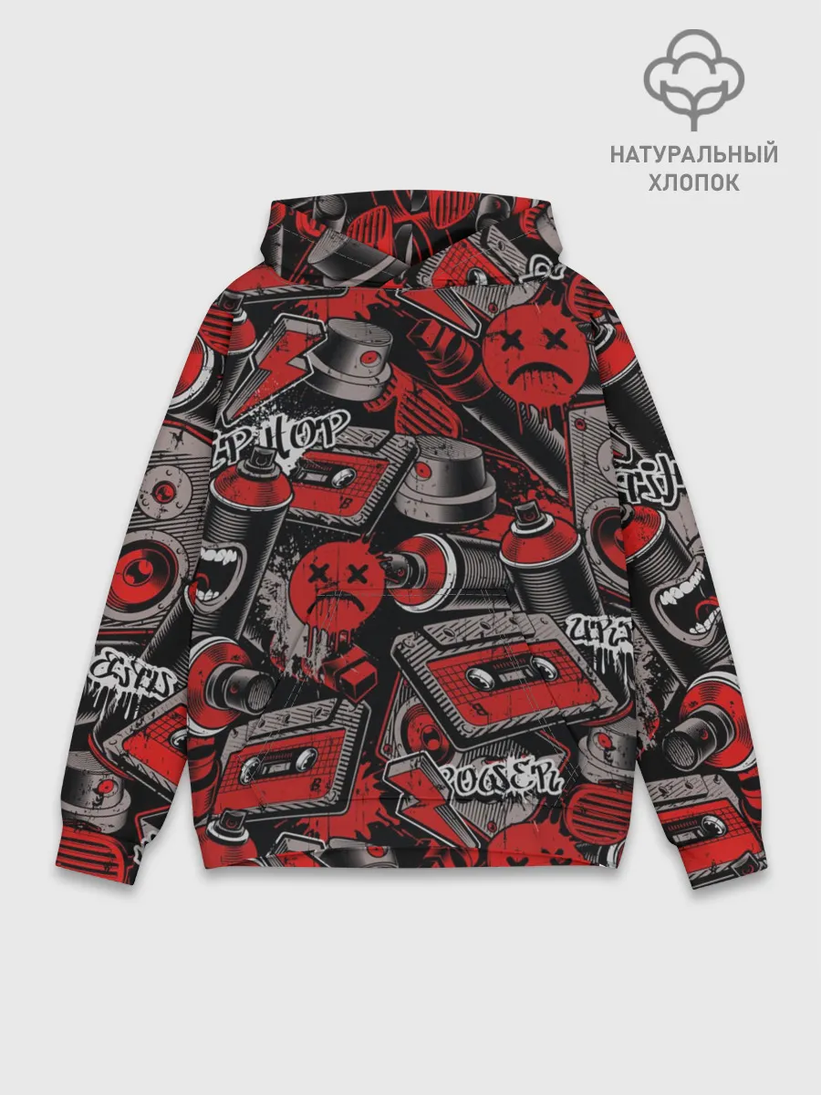 Худи мужской база хлопок / Hip hop Urban style