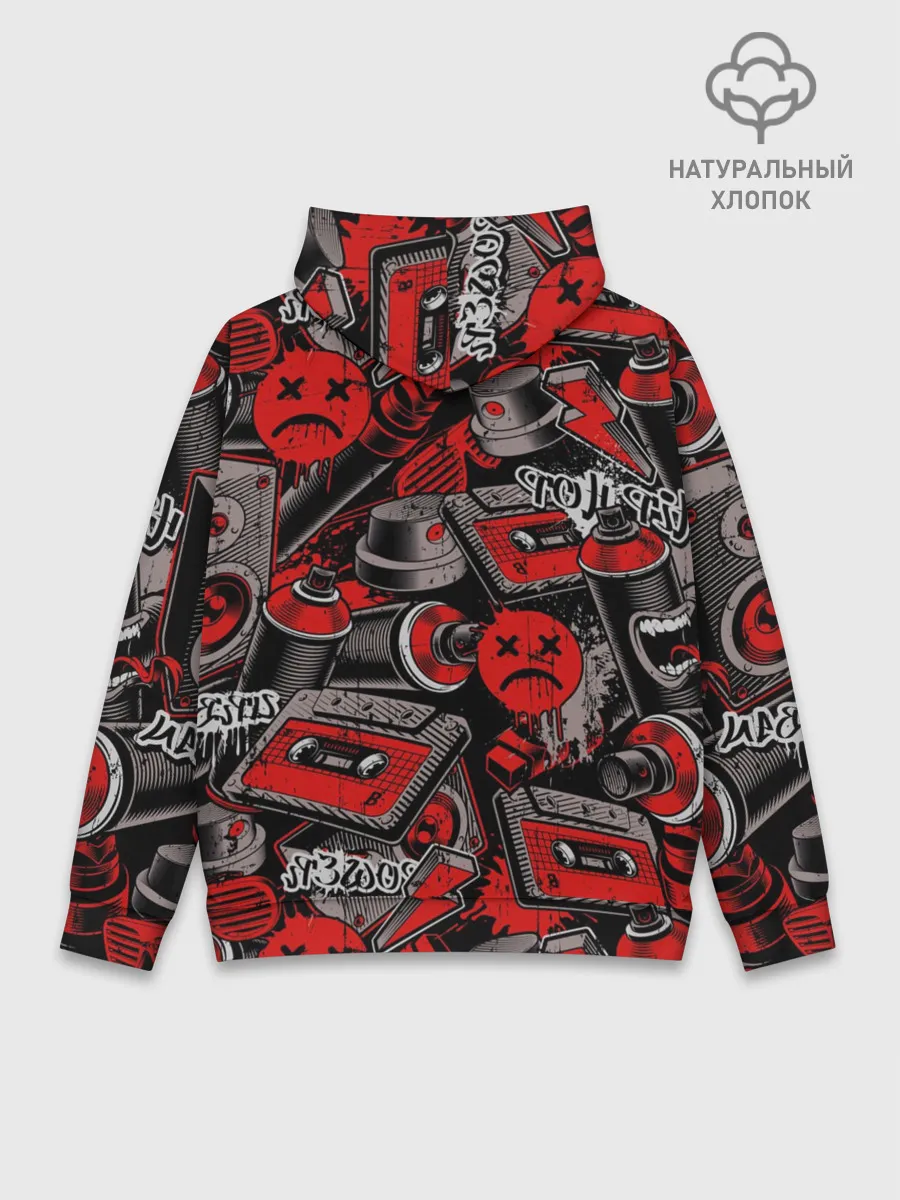 Худи мужской база хлопок / Hip hop Urban style