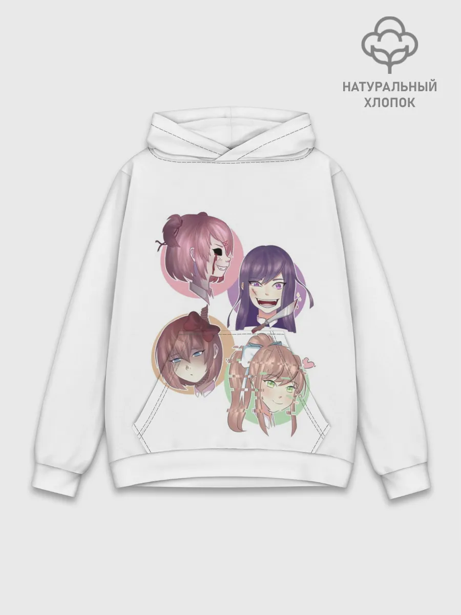 Худи мужской база хлопок / Doki Doki Literature Club