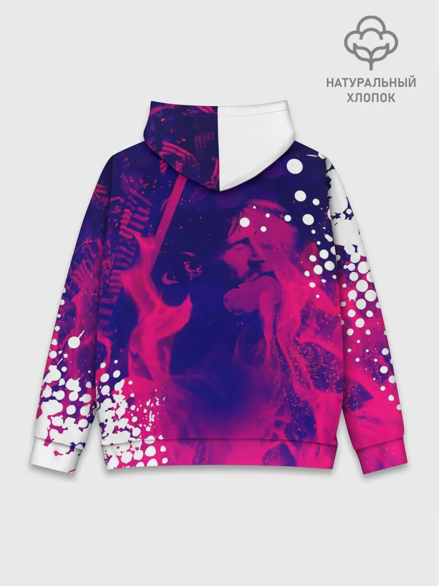 Худи мужской база хлопок / ЛИОНЕЛЬ МЕССИ / FIRE / ОГОНЬ