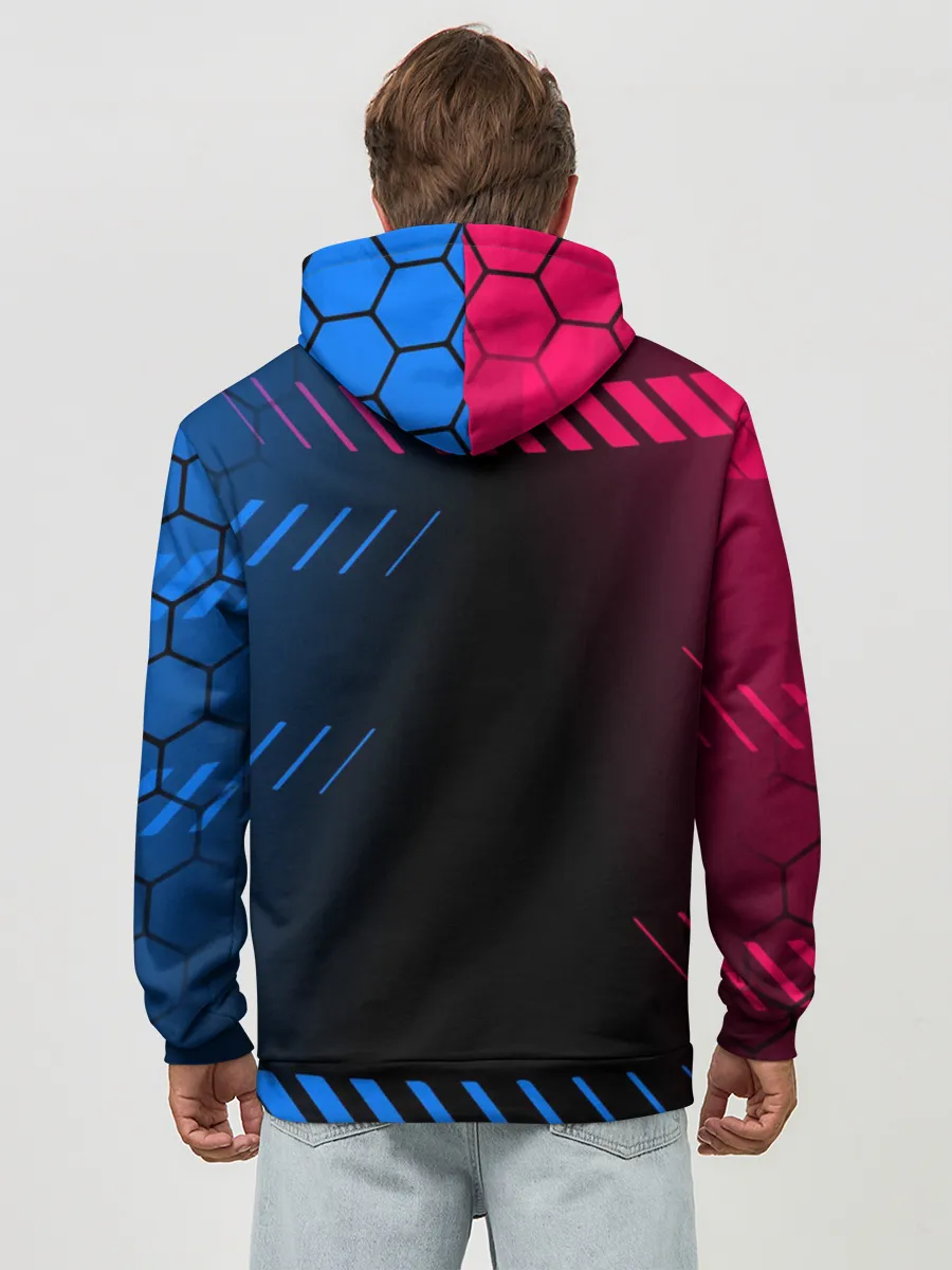 Худи мужской база хлопок / ЛИОНЕЛЬ МЕССИ / BARCELONA