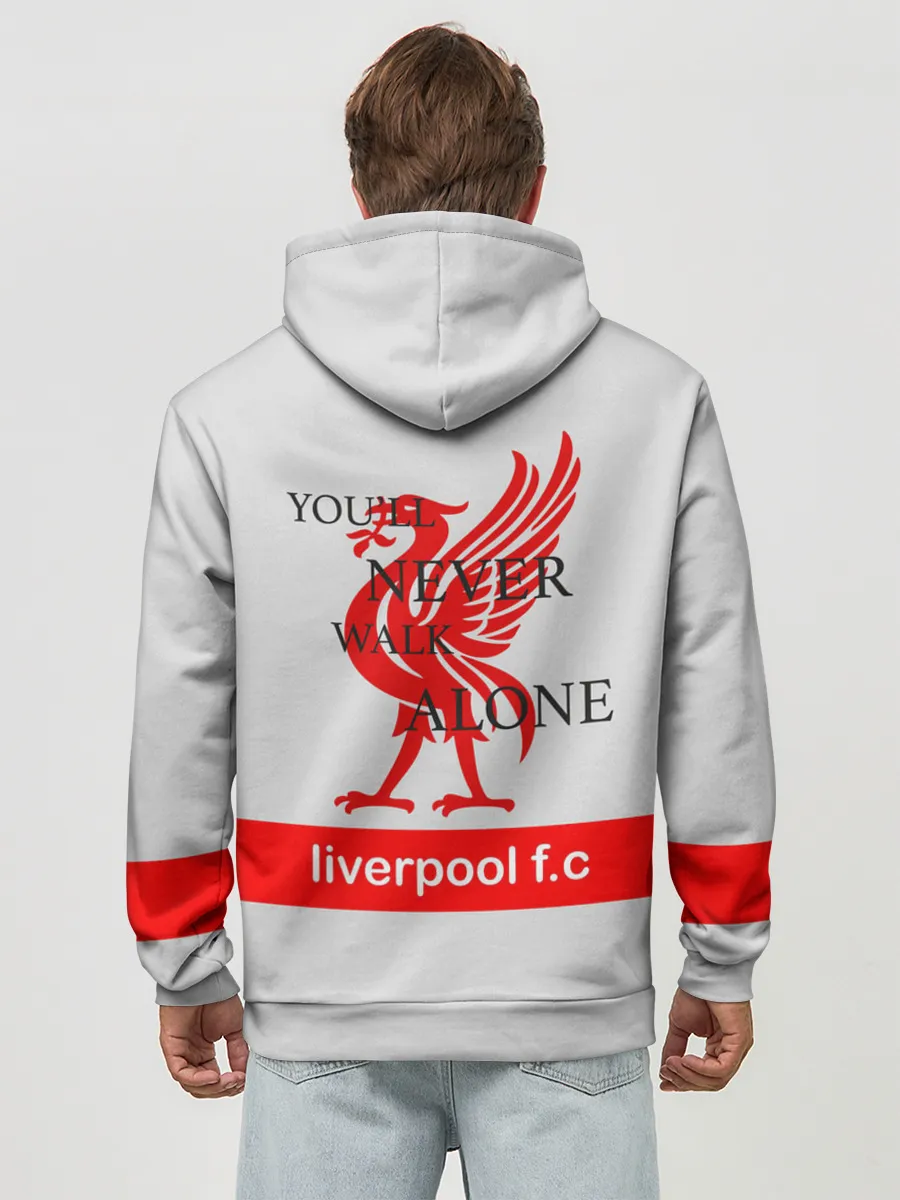 Худи мужской база хлопок / Вирджил ван Дейк YNWA