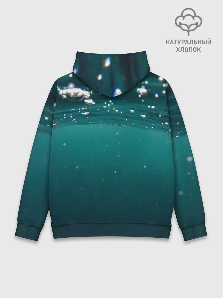 Худи мужской база хлопок / дайвинг