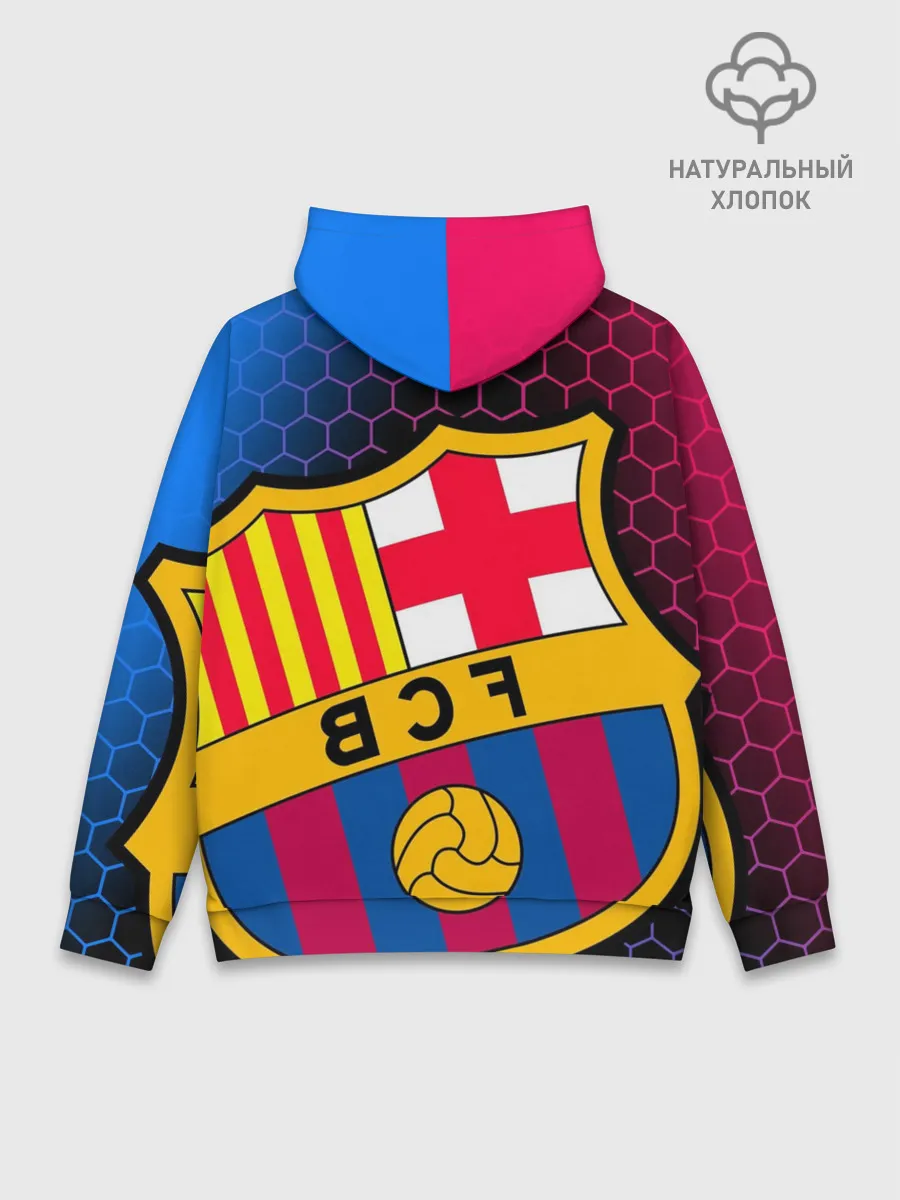 Худи мужской база хлопок / ЛИОНЕЛЬ МЕССИ / BARCELONA