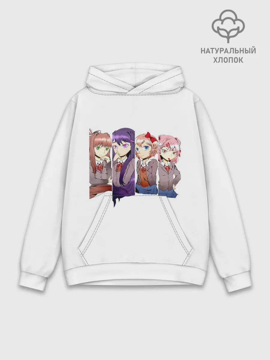 Худи мужской база хлопок / Doki Doki Literature Club