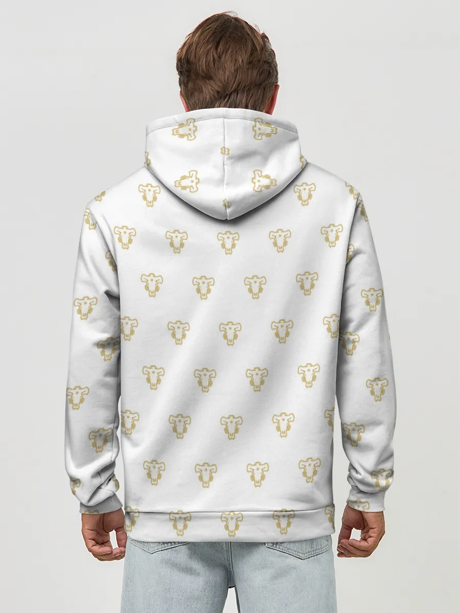 Худи мужской база хлопок / Чёрный Аста в моей груди