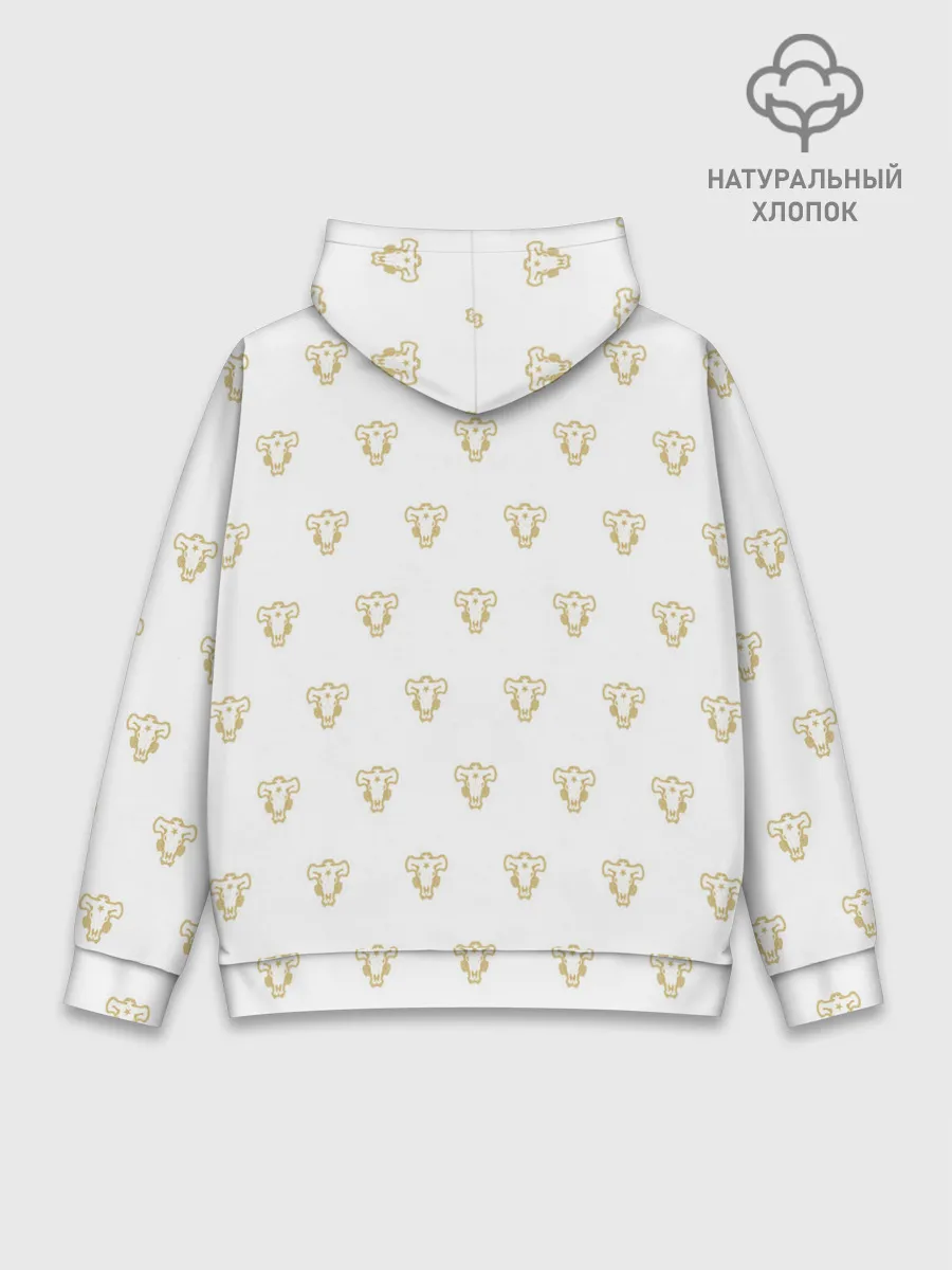 Худи мужской база хлопок / Чёрный Аста в моей груди