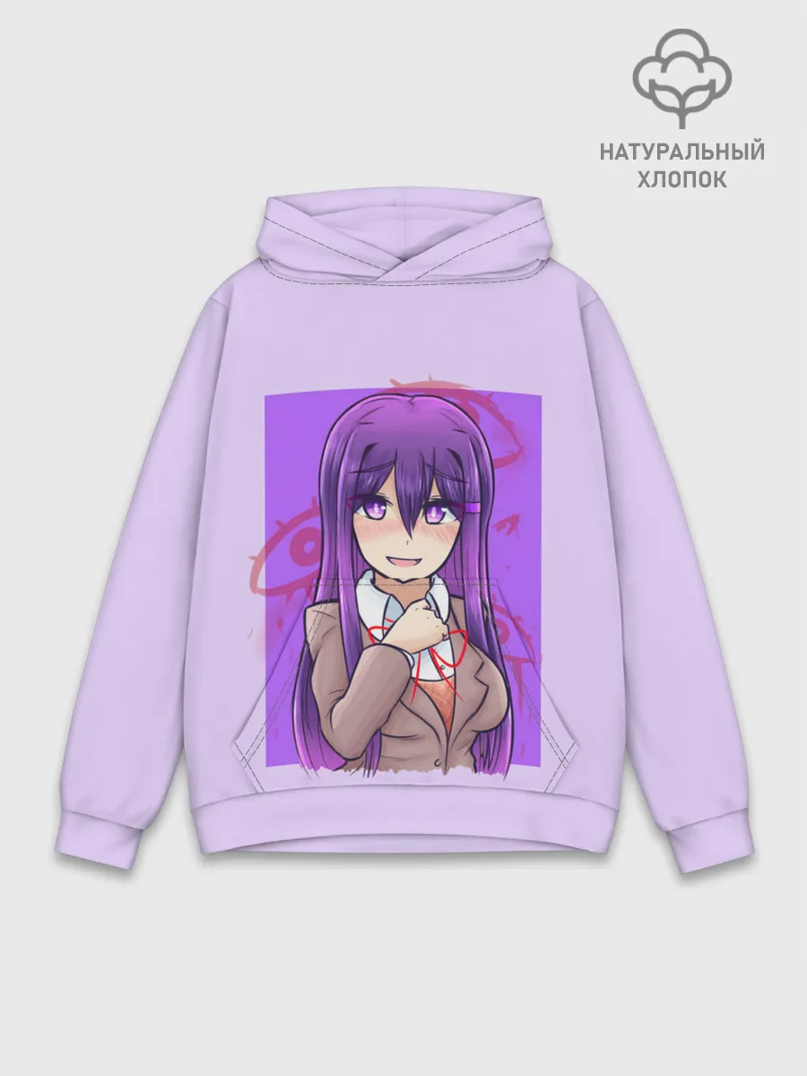 Худи мужской база хлопок / Милая Юри