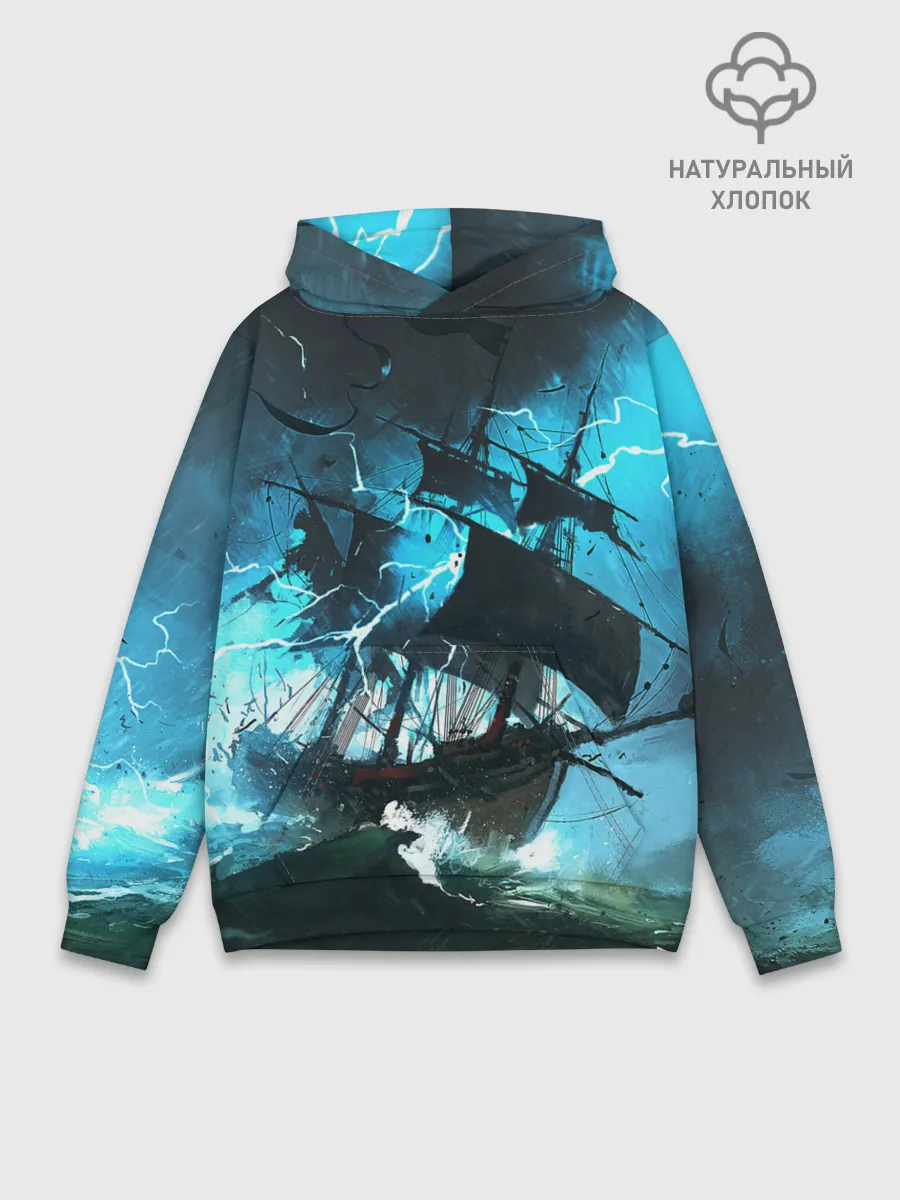 Худи мужской база хлопок / Летучий голландец