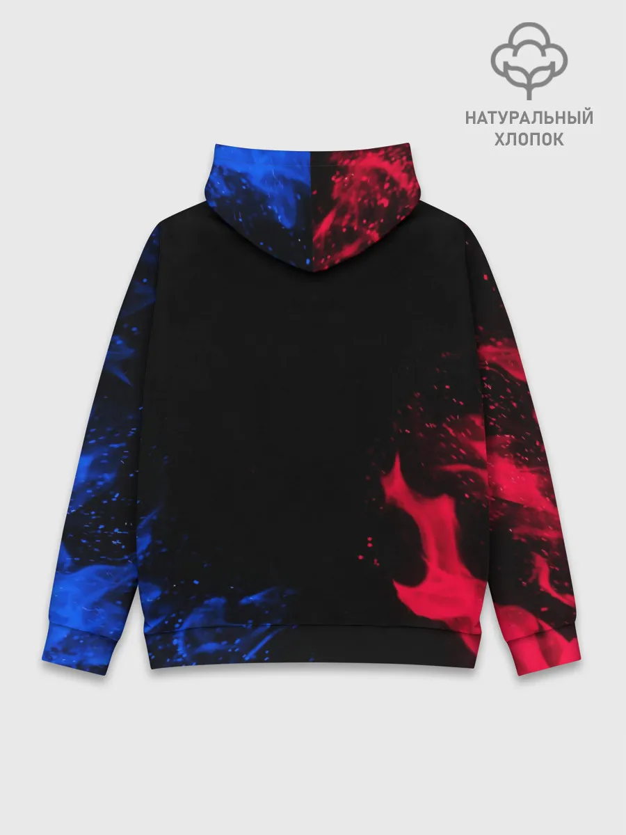 Худи мужской база хлопок / ЛИОНЕЛЬ МЕССИ / ОГОНЬ / FIRE