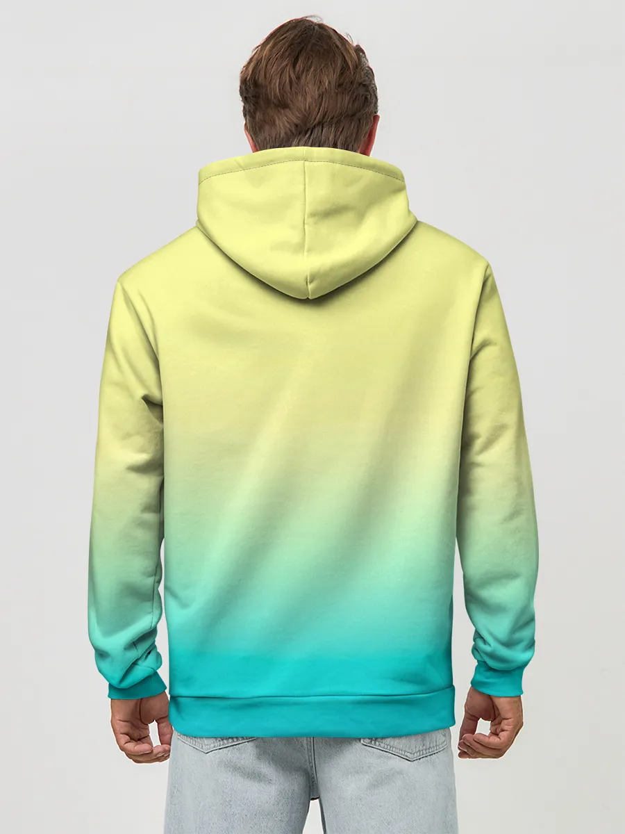 Худи мужской база хлопок / Юно и Аста | Черный Клевер