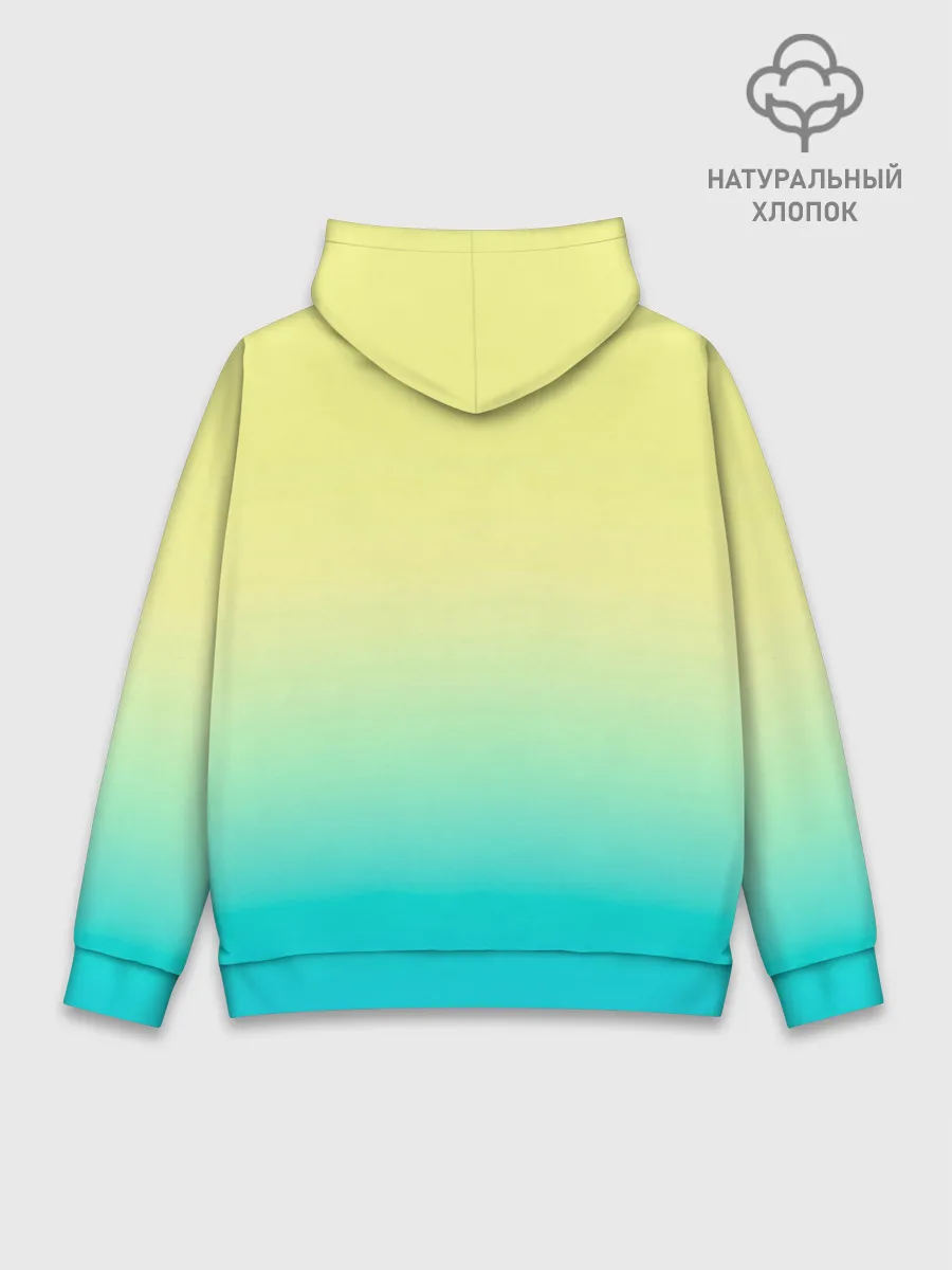 Худи мужской база хлопок / Юно и Аста | Черный Клевер