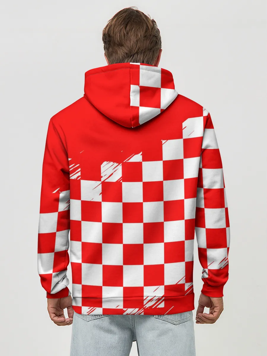 Худи мужской база хлопок / ЛУКА МОДРИЧ / LUKA MODRIC