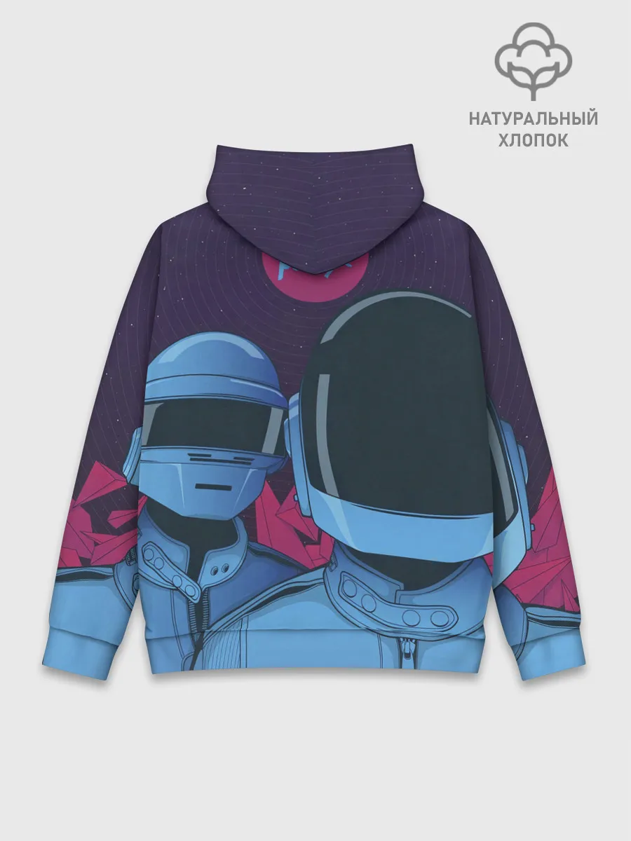Худи мужской база хлопок / Daft Punk