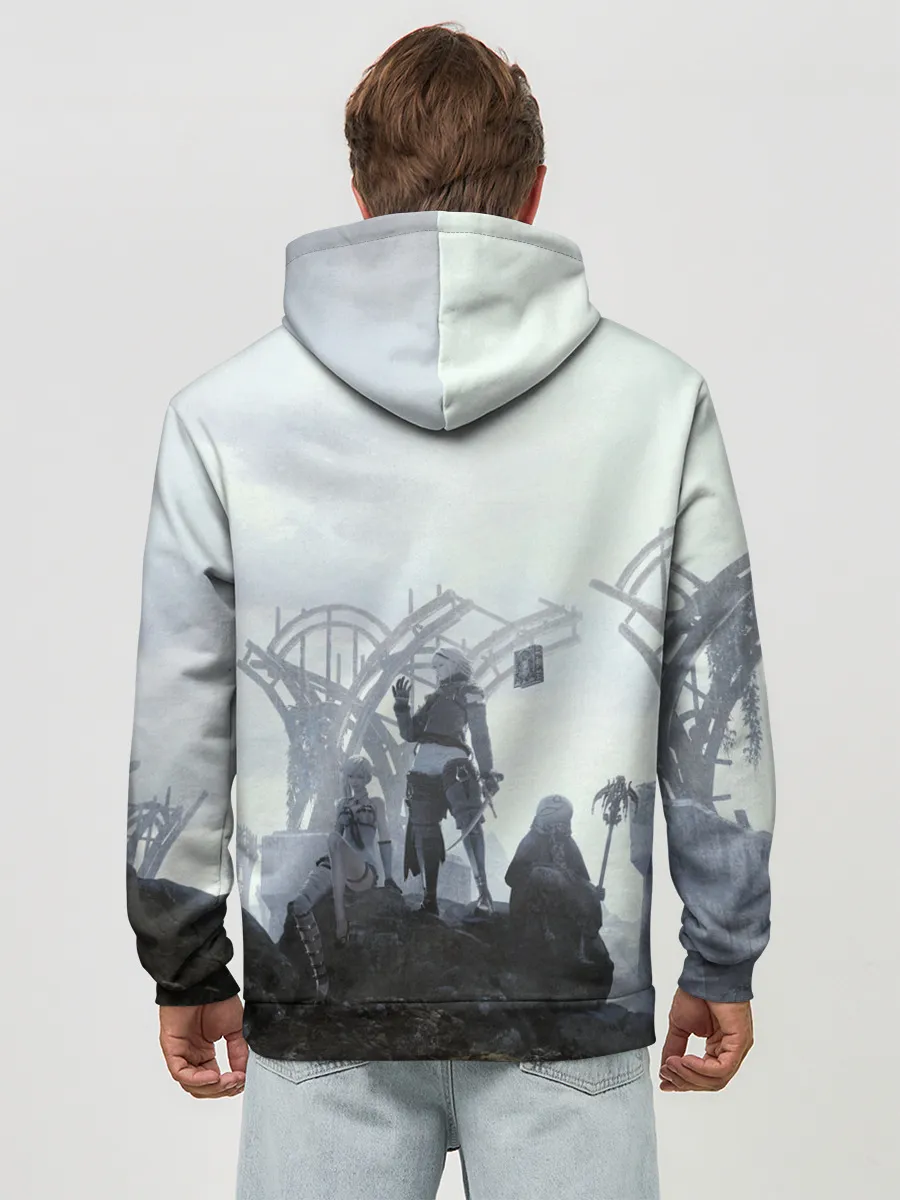 Худи мужской база хлопок / NieR Replicant