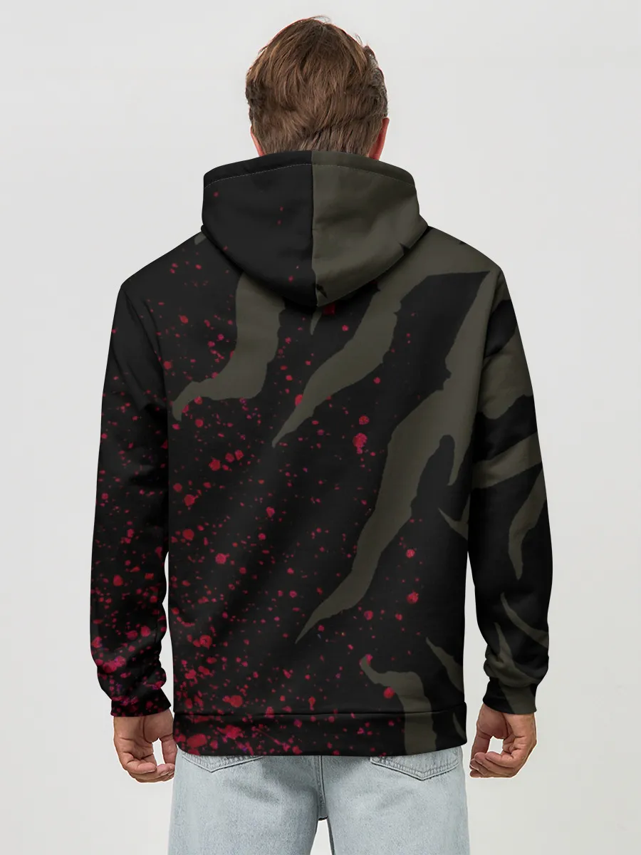 Худи мужской база хлопок / Resident Evil Village Blood