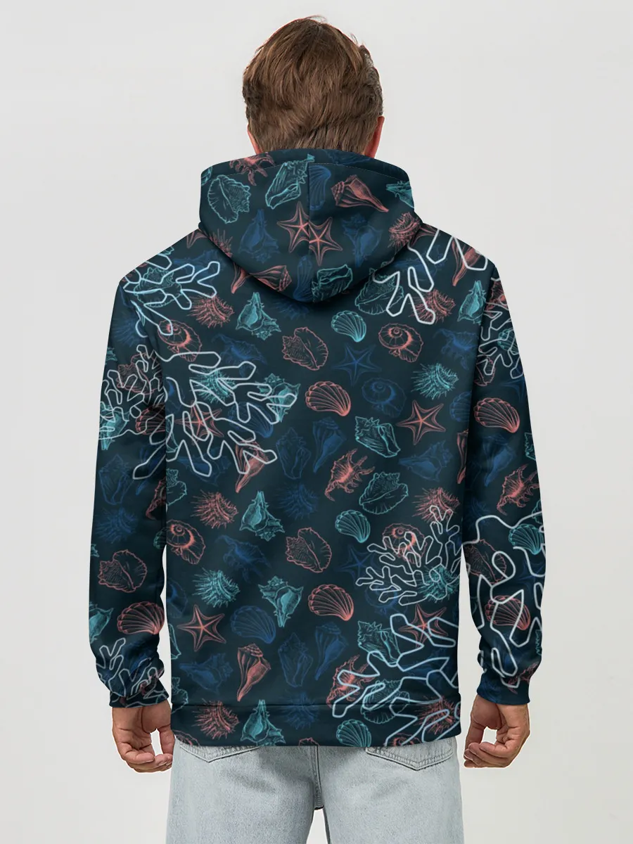 Худи мужской база хлопок / Ракушки