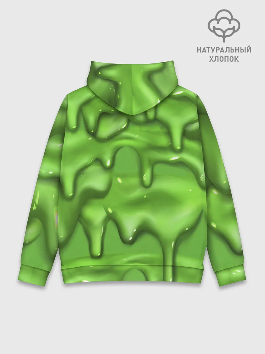 Худи мужской база хлопок / Green Slime