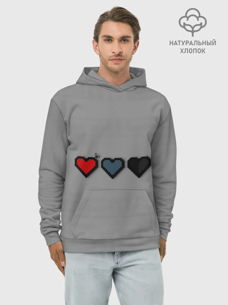 Худи мужской база хлопок / The binding of isaac Lives