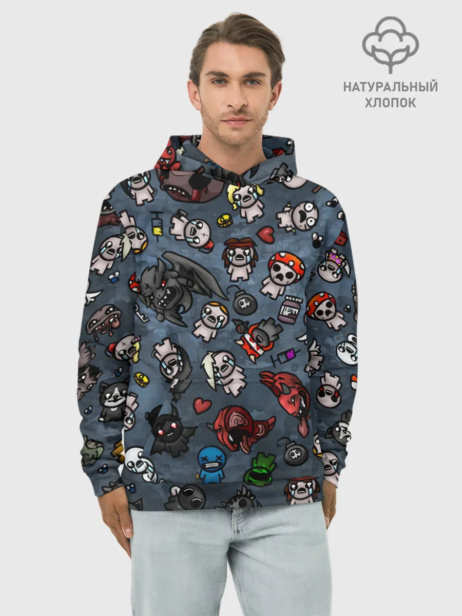 Худи мужской база хлопок / Узор Исаака