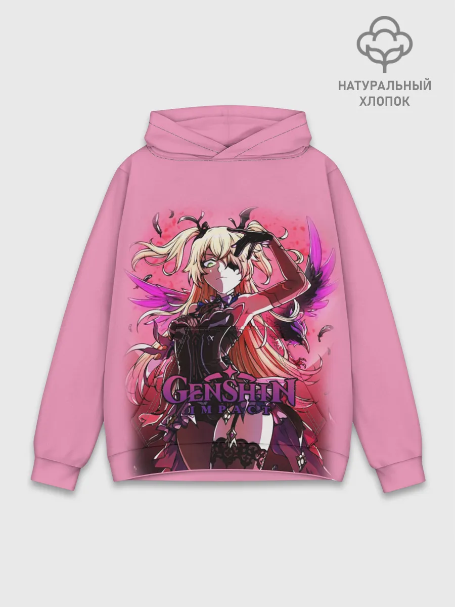 Худи мужской база хлопок / ФИШЛЬ / GENSHIN IMPACT